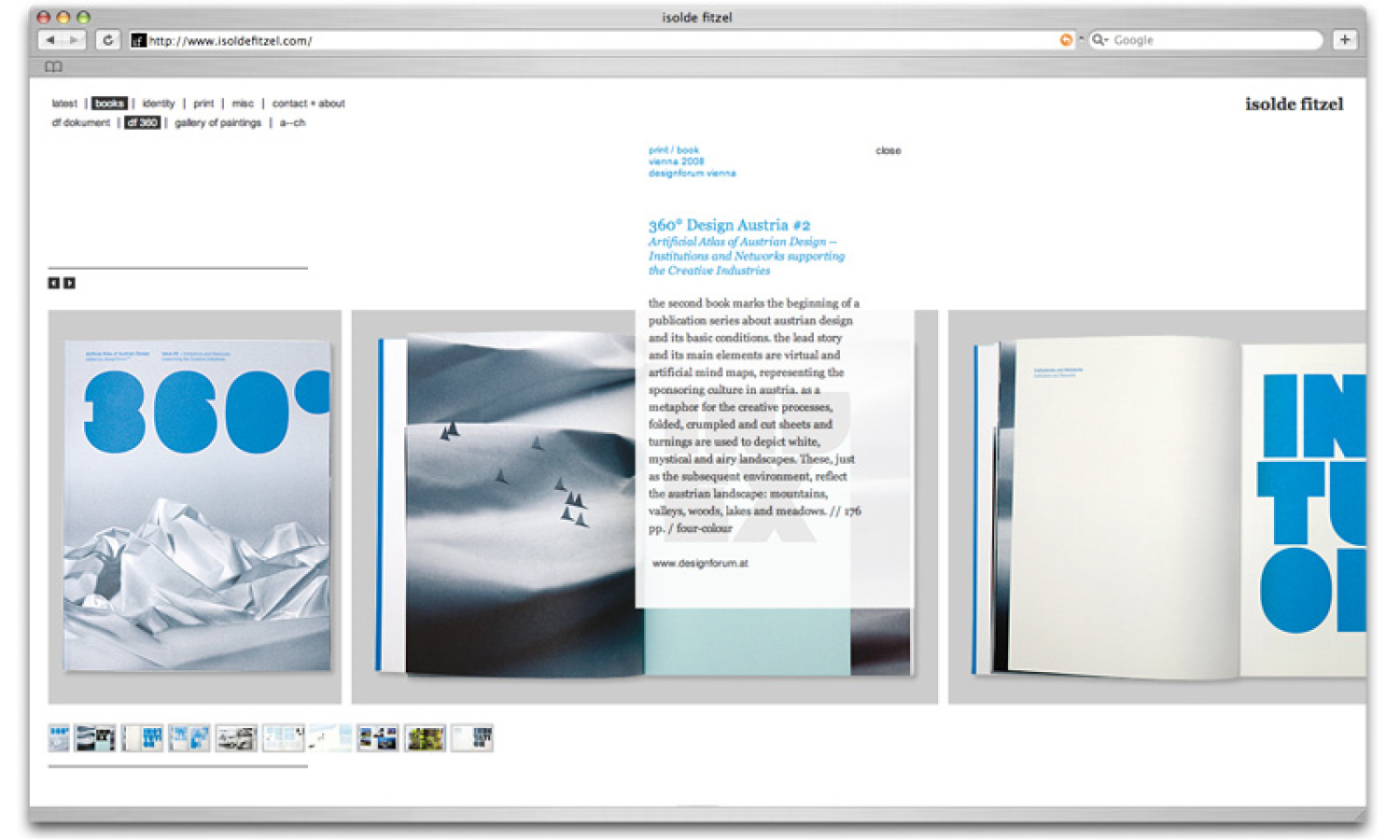 Isolde Fitzel Webseite