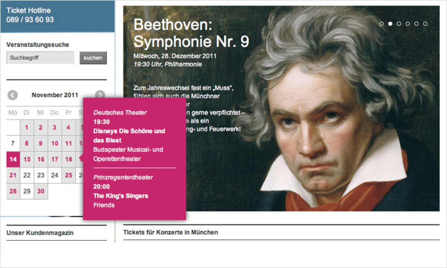 MünchenMusik Webseite